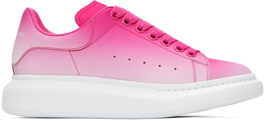 Oversized Sneakers in Black/Pink/White | (est. retail $590) | Alexander  mcqueen oversized sneakers, Pink heels, Classic sneakers