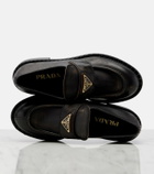 Prada Leather penny loafers