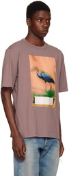 Heron Preston Purple Heron Censored T-Shirt