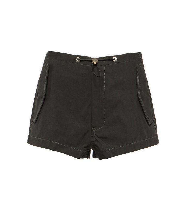 Photo: Dion Lee High-rise cotton-blend shorts