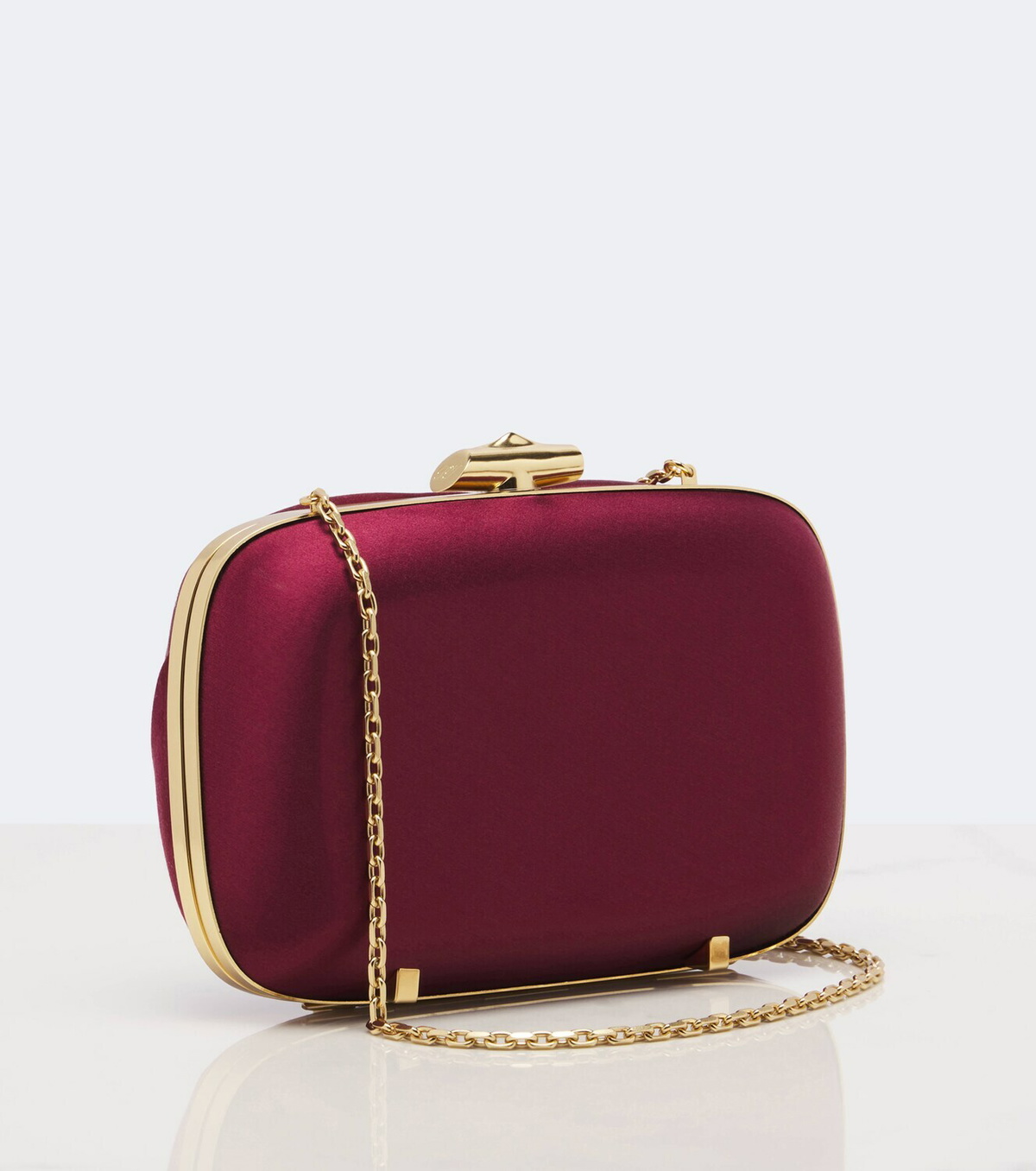 Roger Vivier Rose Vivier satin clutch