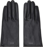 stein Black Leather Gloves