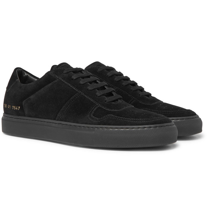 Photo: Common Projects - BBall Suede Sneakers - Men - Black