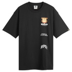 Men's AAPE Bravo Aaper T-Shirt in Black