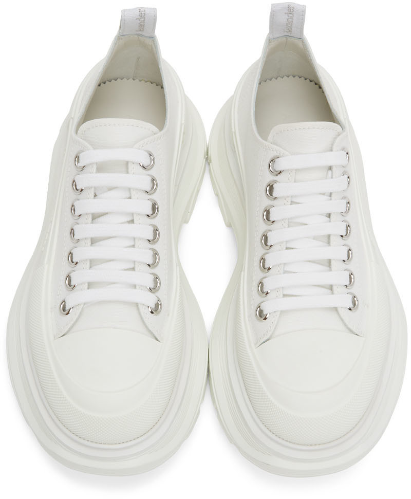 alexander mcqueen tread slick platform sneakers