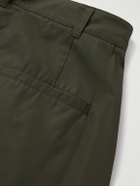Amomento - Barrel-Leg Cotton-Poplin Trousers - Green