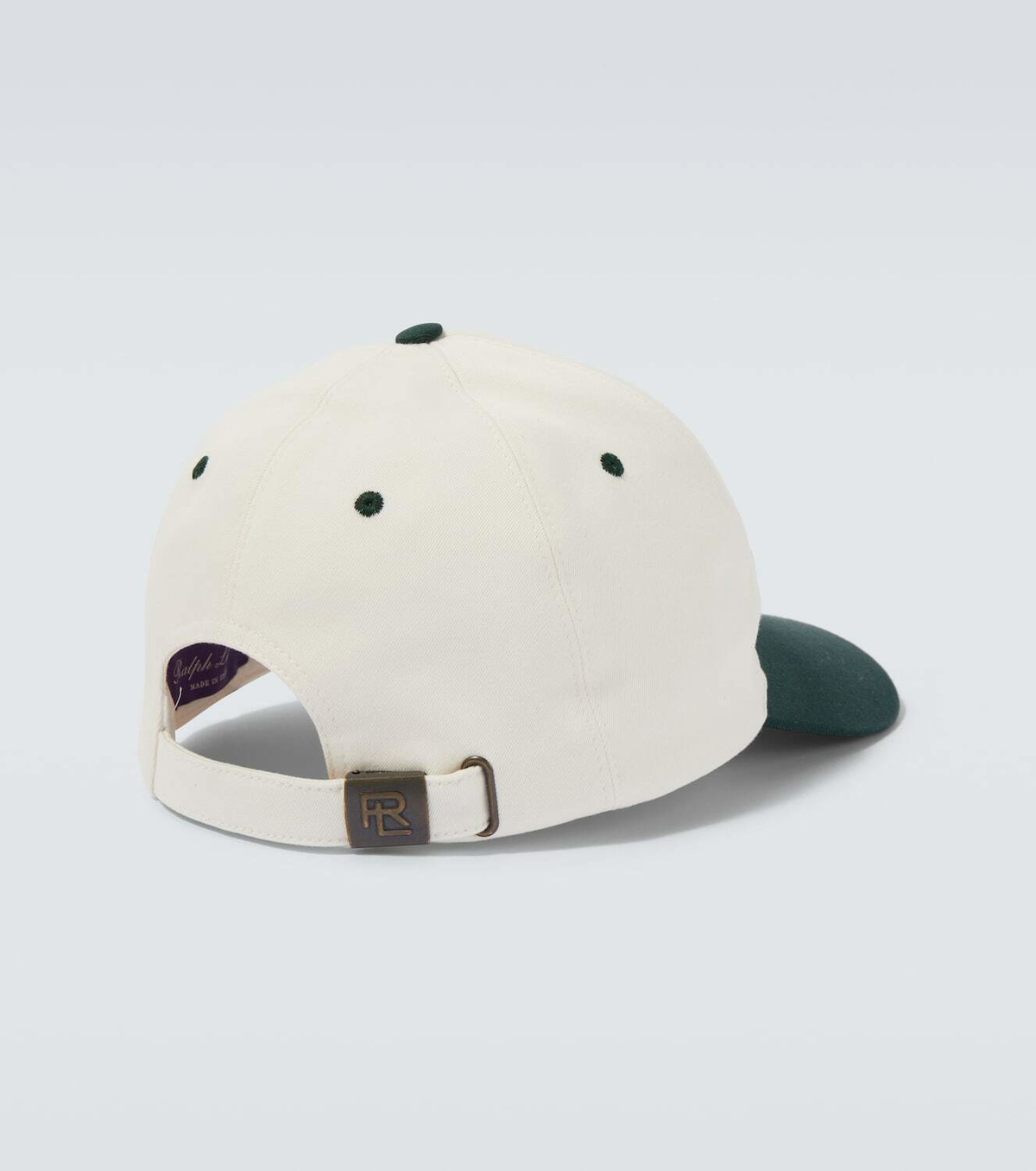 Ralph Lauren Purple Label Embroidered twill baseball cap