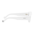 Loewe Grey and White Paulas Ibiza Square Sunglasses