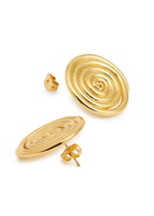 Anni LU Spiral 18kt Gold-plated Stud Earrings - One Size