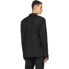 Winnie New York Black Wool Double-Breasted Blazer