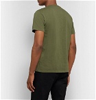 J.Crew - Garment-Dyed Slub Cotton-Jersey T-Shirt - Army green