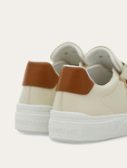 Ferragamo Mens Gancini sneaker in Beige
