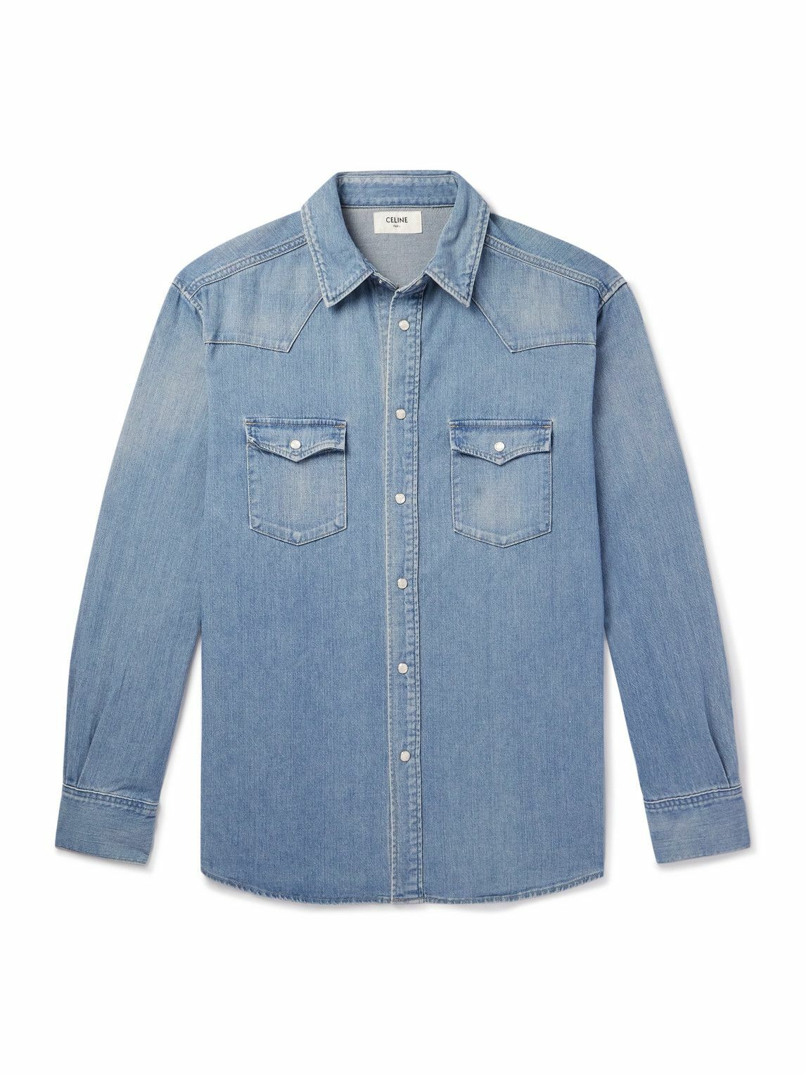 CELINE - Denim Western Shirt - Blue Celine CELINE - Denim Western Shirt - Blue Celine