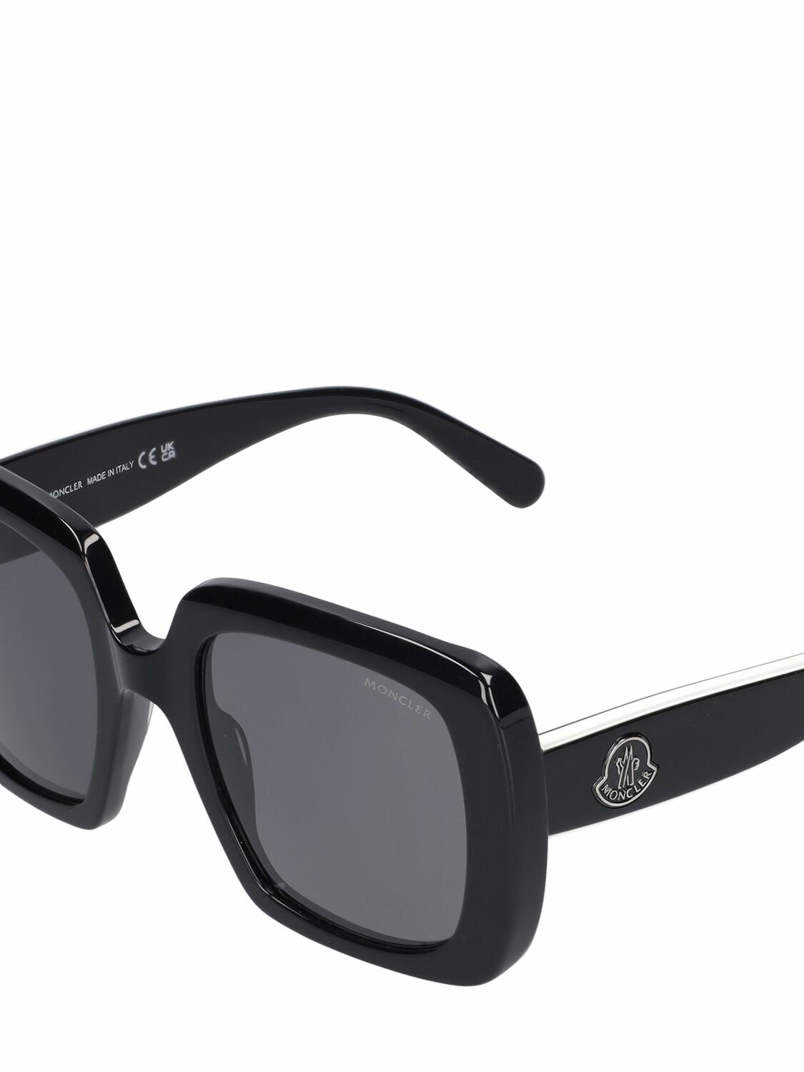 K*5様 モンクレール Moncler Fragent Eyewear ブラック Moncler Eyewear x FRGMT biker-frame Sunglasses | Black