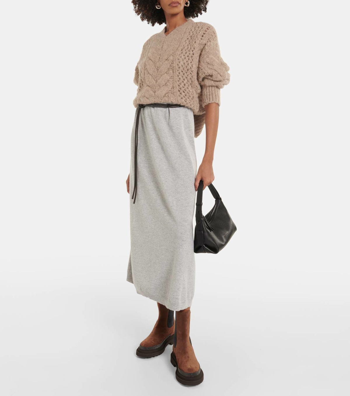 Brunello Cucinelli Monili suede Chelsea boots