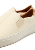 Moncler Monclub Suede Loafers Cream