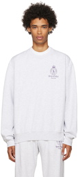 Sporty & Rich Gray Crown Sweatshirt