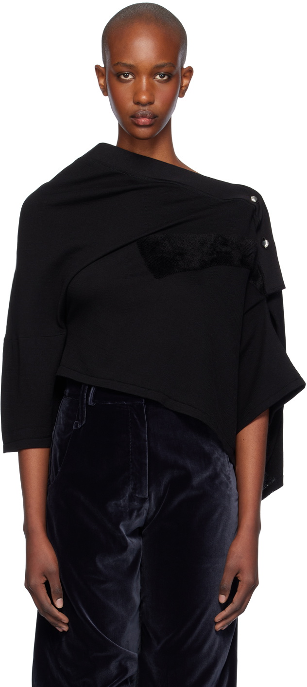Kiko Kostadinov Black Fortunati Sweater