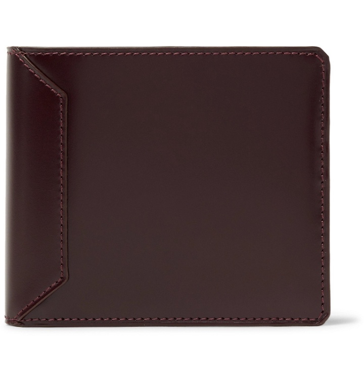 Photo: Connolly - Polished-Leather Billfold Wallet - Burgundy
