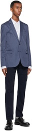 PS by Paul Smith Navy Mid Fit Buggy Lined Blazer
