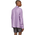 Boss Purple Silk Shirt