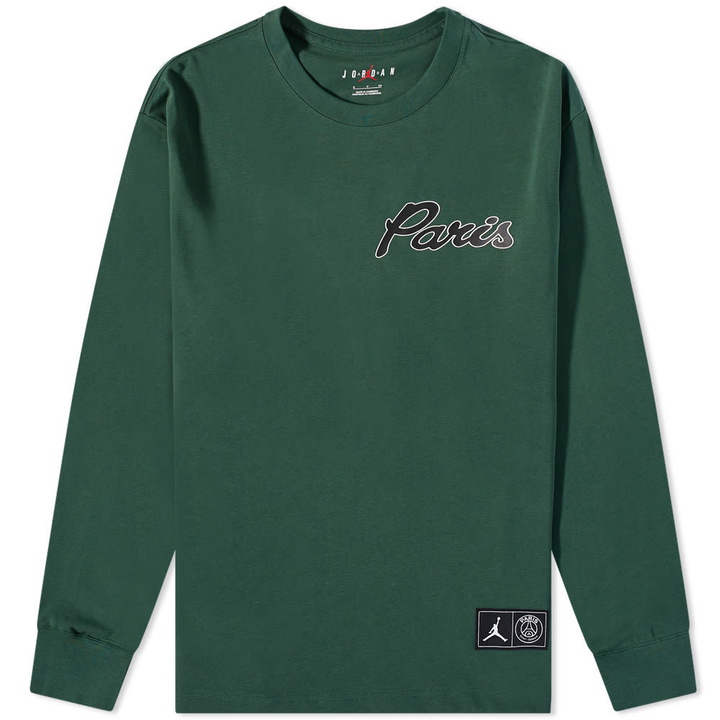 Photo: Air Jordan PSG Long Sleeve Graphic Tee