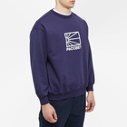 PACCBET Men's Logo Crew Sweat in Navy