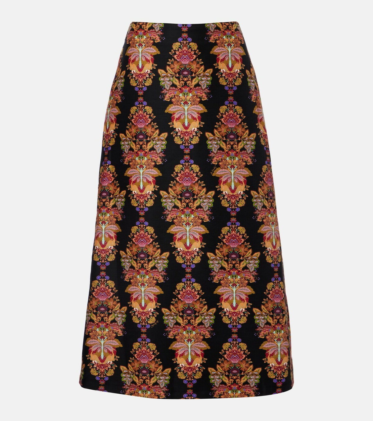 La DoubleJ Cornucopia wool-blend midi skirt