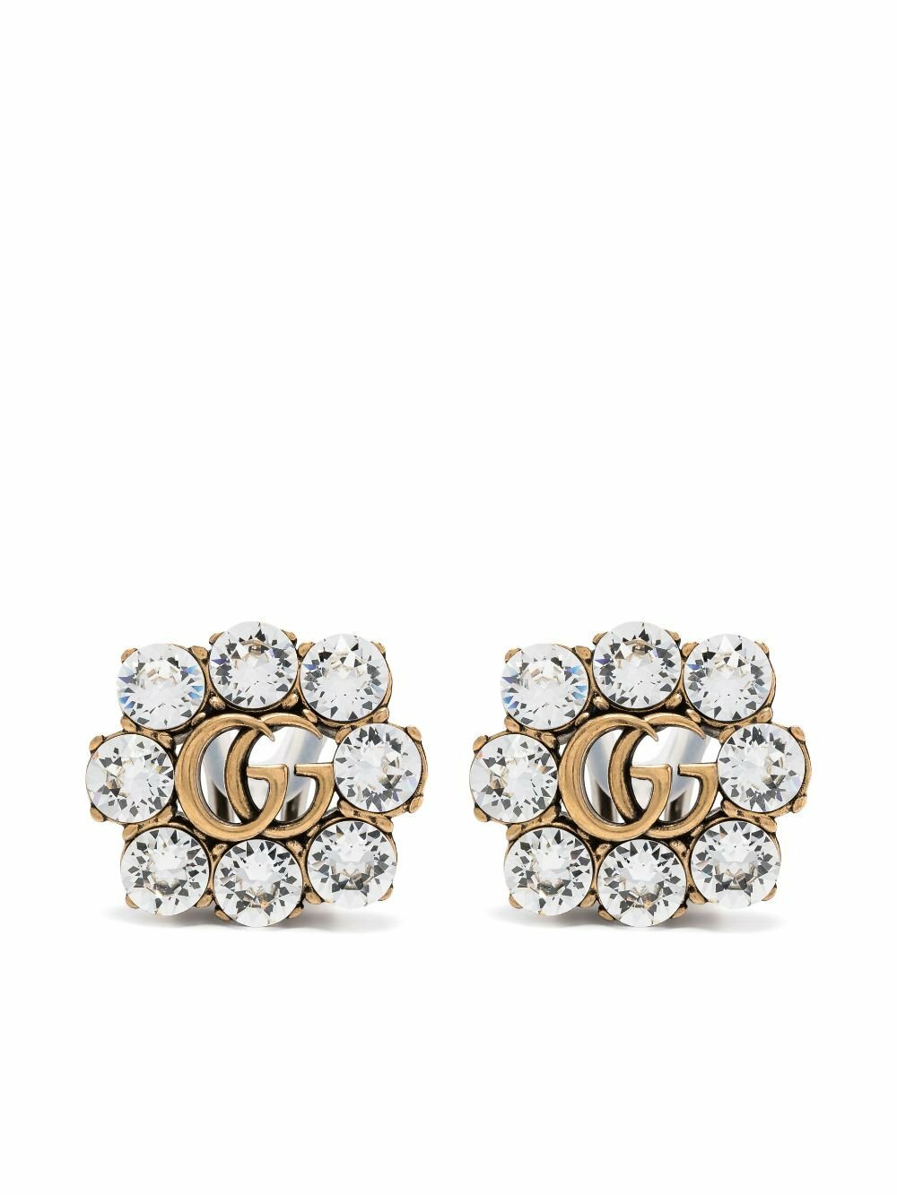 【GUCCI】クリスタル イヤリング ゴールドトーン org.jpg