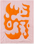 Claire Duport Pink & Orange Medium Form I Blanket