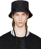 Valentino Garavani Black Nylon Bucket Hat