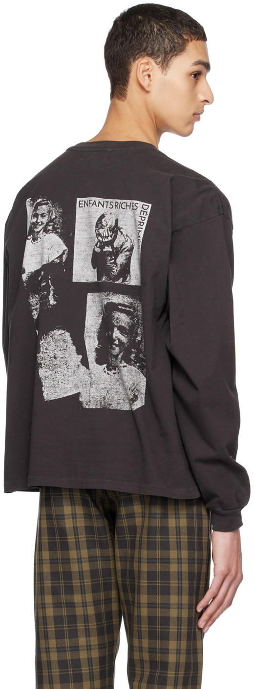 Enfants Riches Déprimés Black Yearbook Long Sleeve T-Shirt