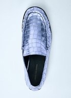 Dries Van Noten Croc-Embossed Loafers