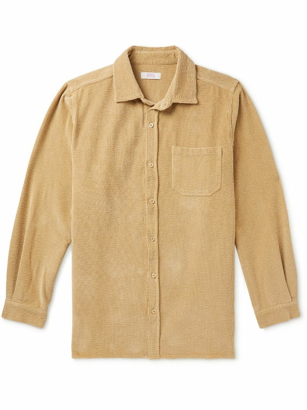 Photo: ERL - Cotton-Blend Corduroy Shirt - Neutrals