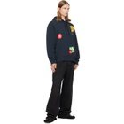MM6 Maison Margiela Navy Cotton Hoodie
