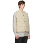 Studio Nicholson Off-White Chaud Quilted Liner Vest