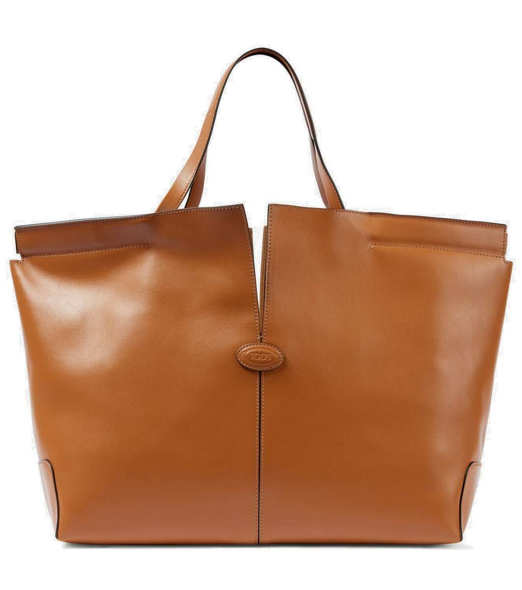 TOD'S(トッズ) DI BAG FOLIO MEDIUM SMALL [正規品/関税込] Woman BROWN Tod's Di Bag Folio in Leather Medium