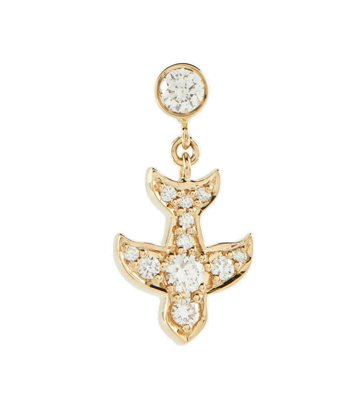 Photo: Sophie Bille Brahe - Paloma Diamant 18kt gold single earring with diamonds