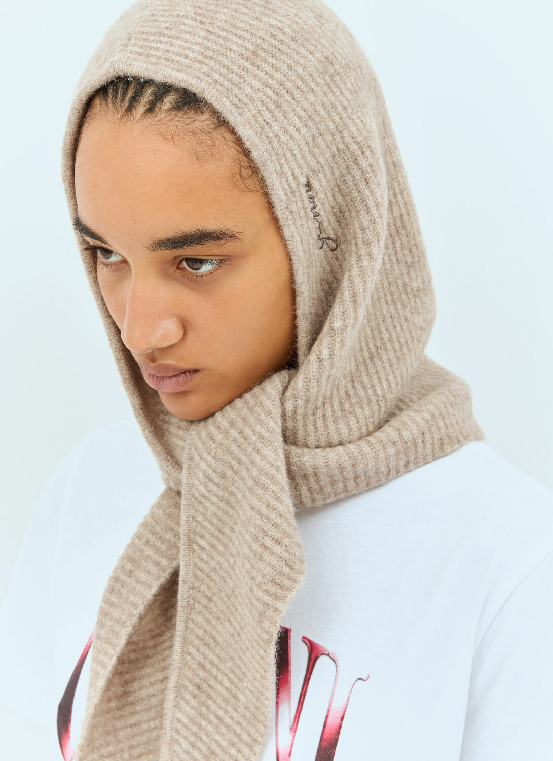 GANNI Soft Wool Balaclava