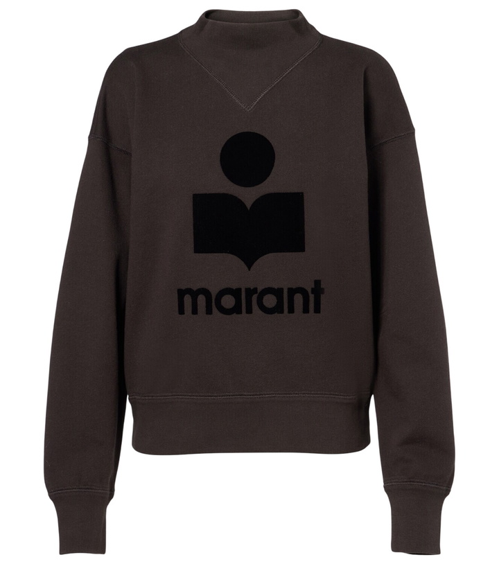 Photo: Marant Etoile Moby logo cotton-blend sweatshirt
