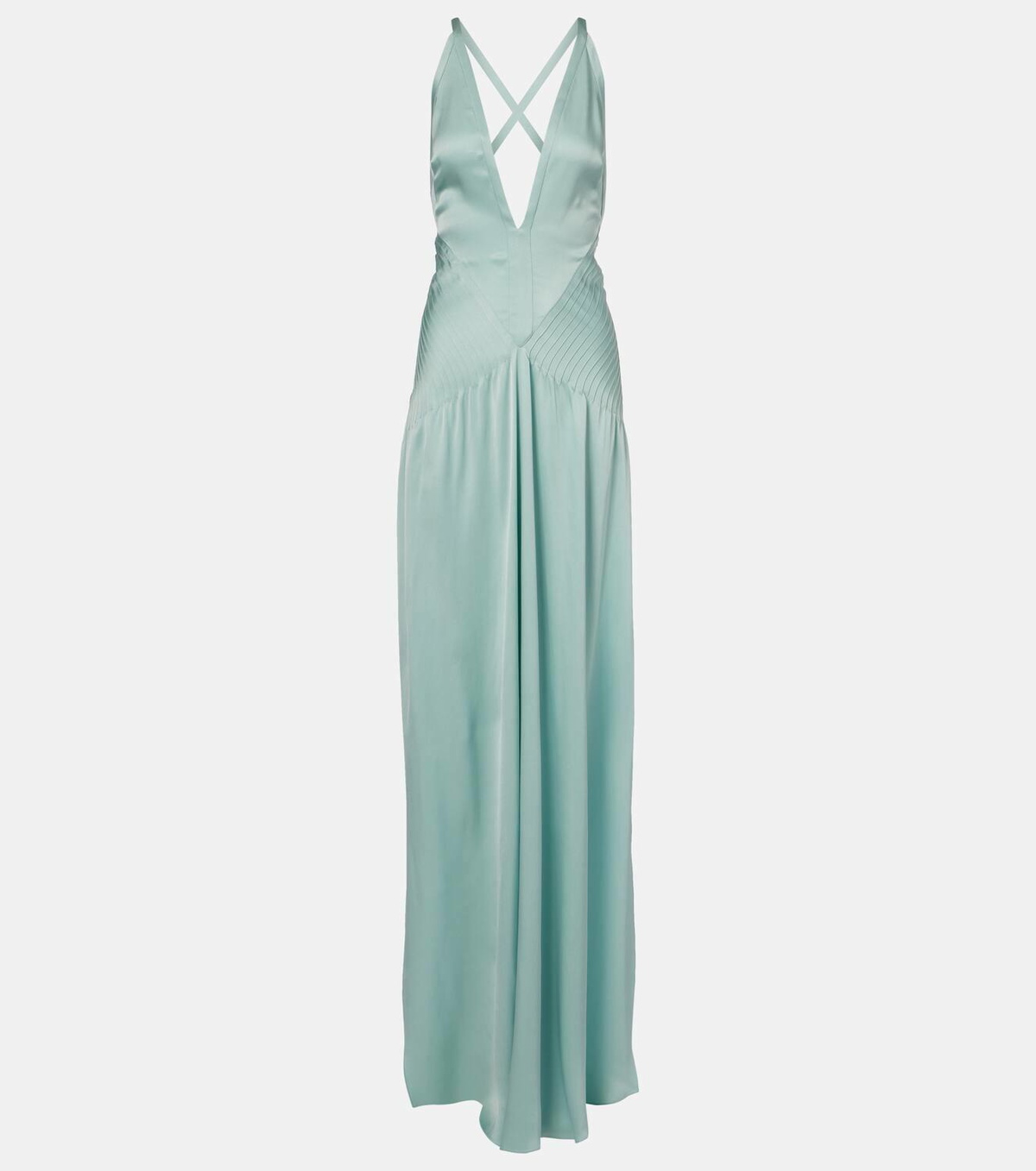 Tom Ford Halterneck silk satin gown