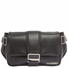 Jacquemus Men's La Banane Bambimou Waist Bag in Black