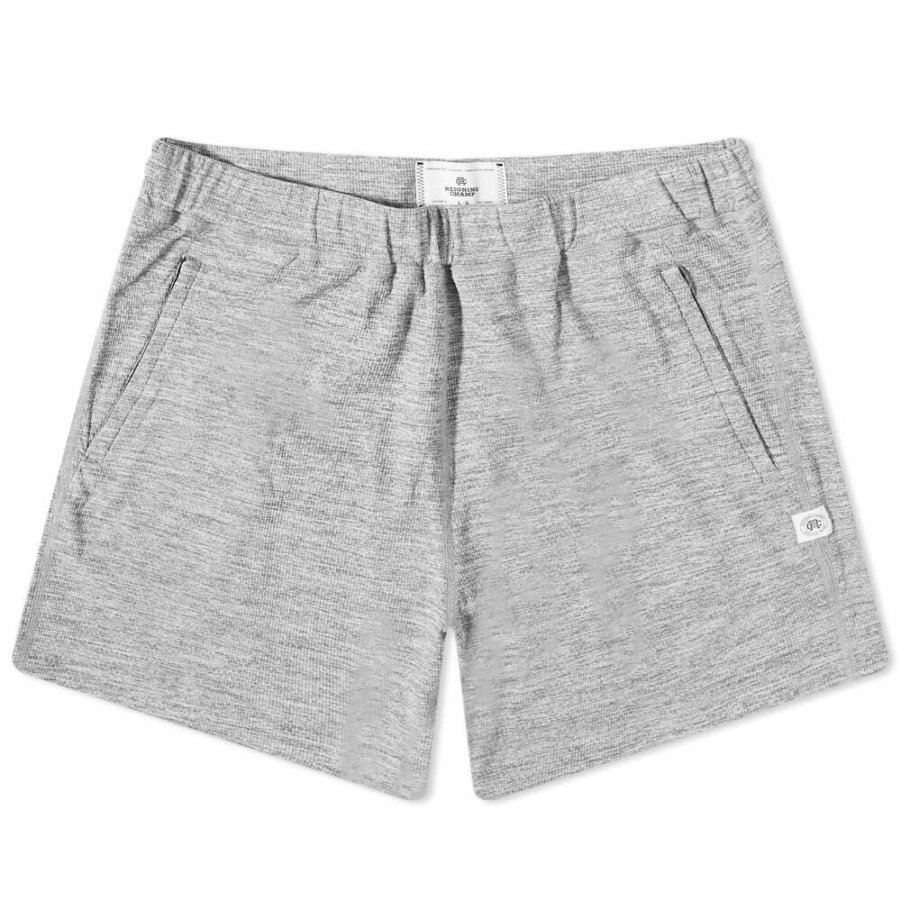 Reigning Champ Men's Solotex Mesh Short in Heather Grey Reigning Champ