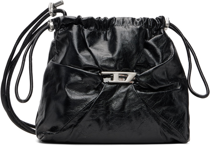 Photo: Diesel Black Scrunch-D Bucket Bag
