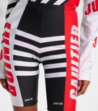 Jean Paul Gaultier Logo printed biker shorts