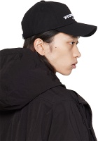 Wooyoungmi Black Embroidered Ball Cap