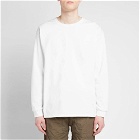 orSlow Men's Long Sleeve Pocket T-Shirt in White