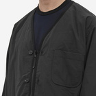 Comme des Garçons Homme Men's Reversible Zip Liner Jacket in Black/Charcoal