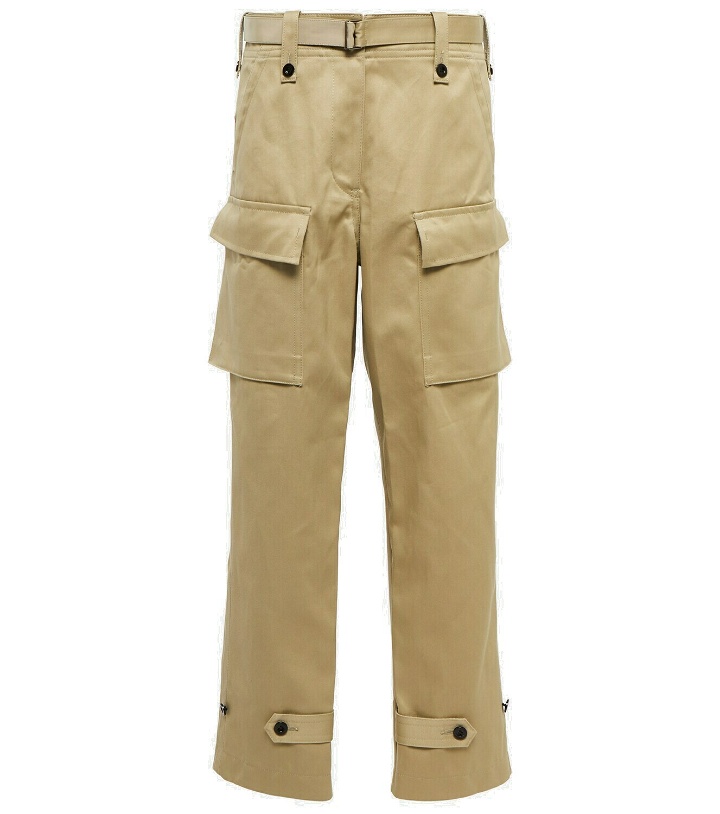 Photo: Sacai - Cotton twill cargo pants