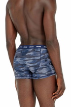 Diesel Three-pack of boxer briefs plain and camo - Trunks Mens in Blue